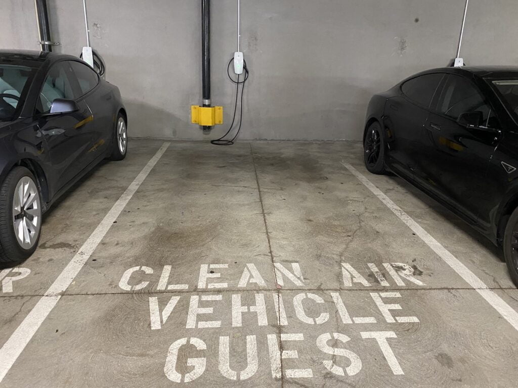 Clean Air Vehicle Guest Parking