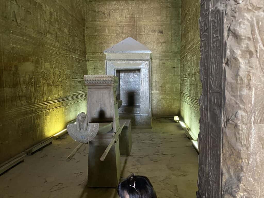 Temple of Horus sanctuary contents