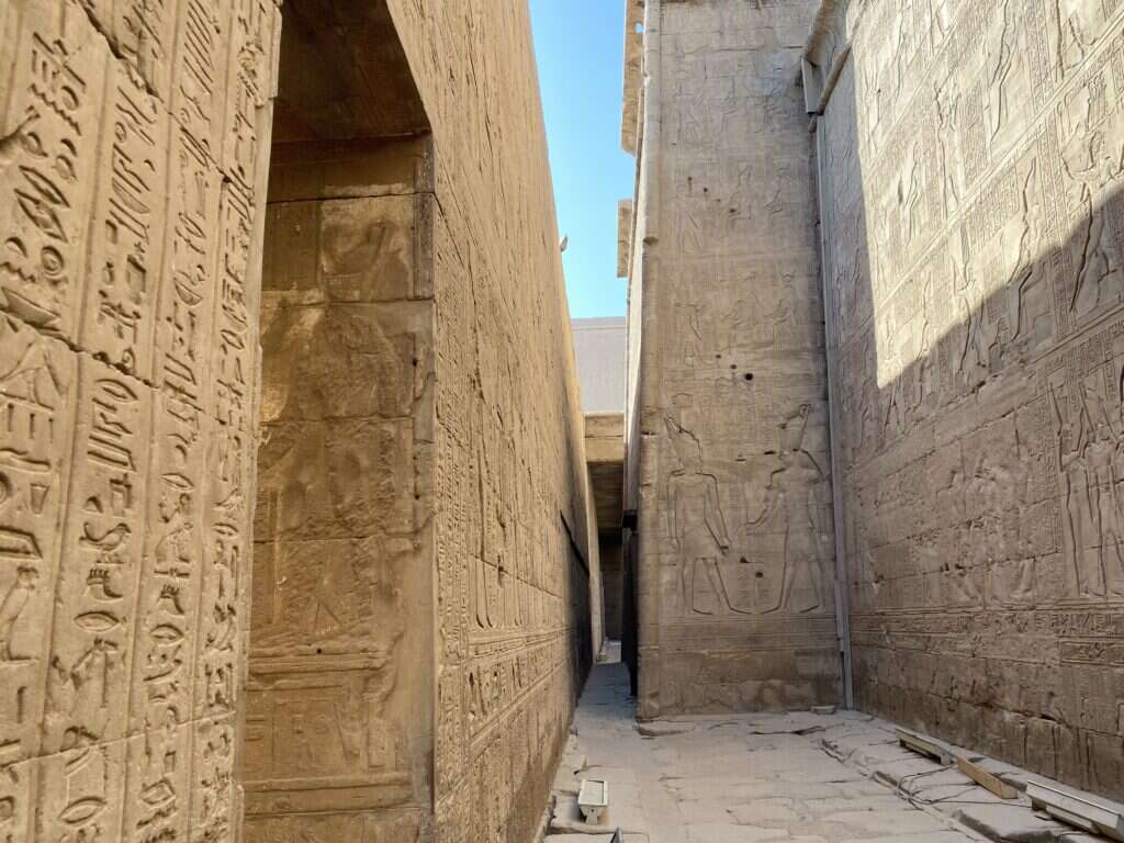 Alleyway at Temple of Horus