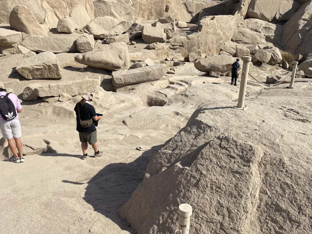 Ben UnchartedX walking in the Aswan Quarry