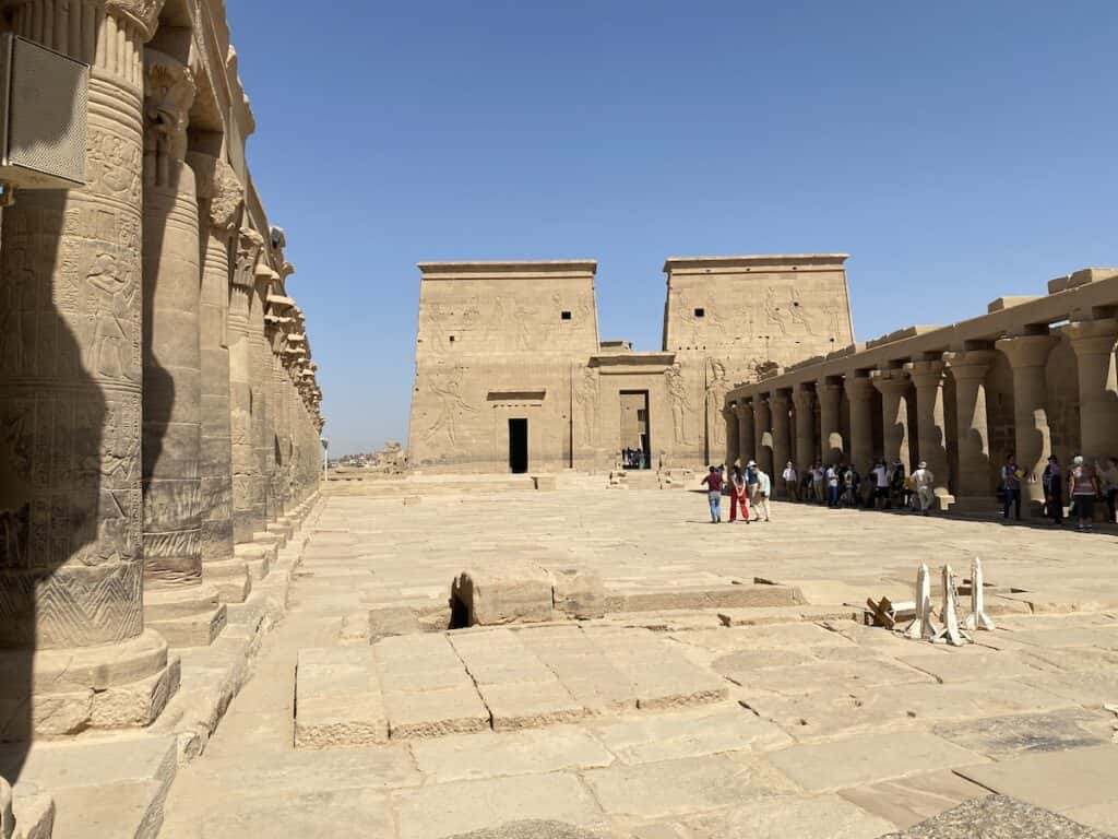 Philae Temple Courtyard