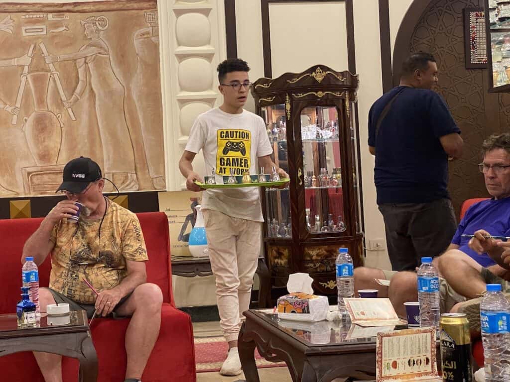 kid in a "gamer at work" t-shirt