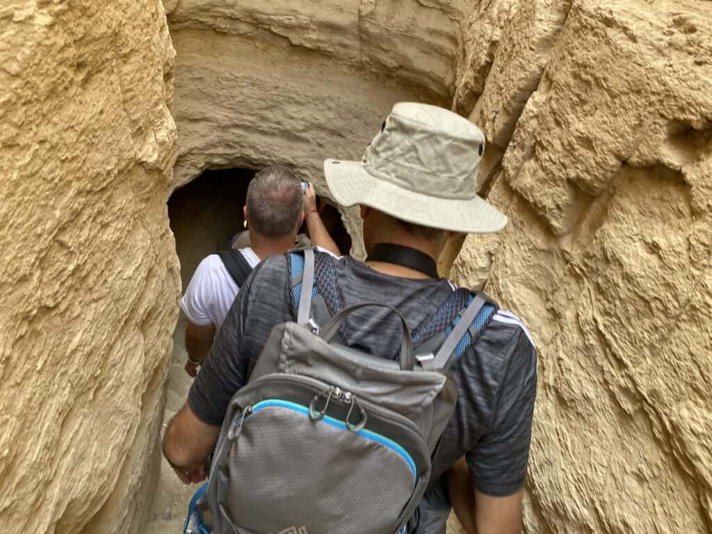Walking down into the Step Pyramid