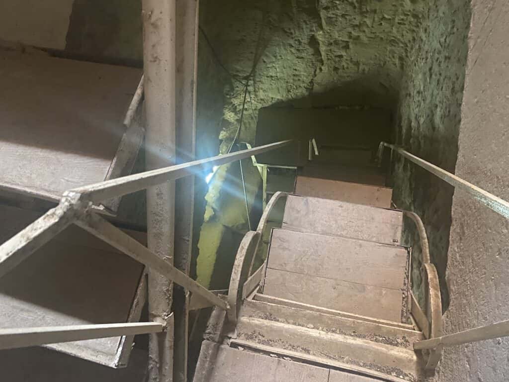 Entrance steps to the Lahun Pyramid