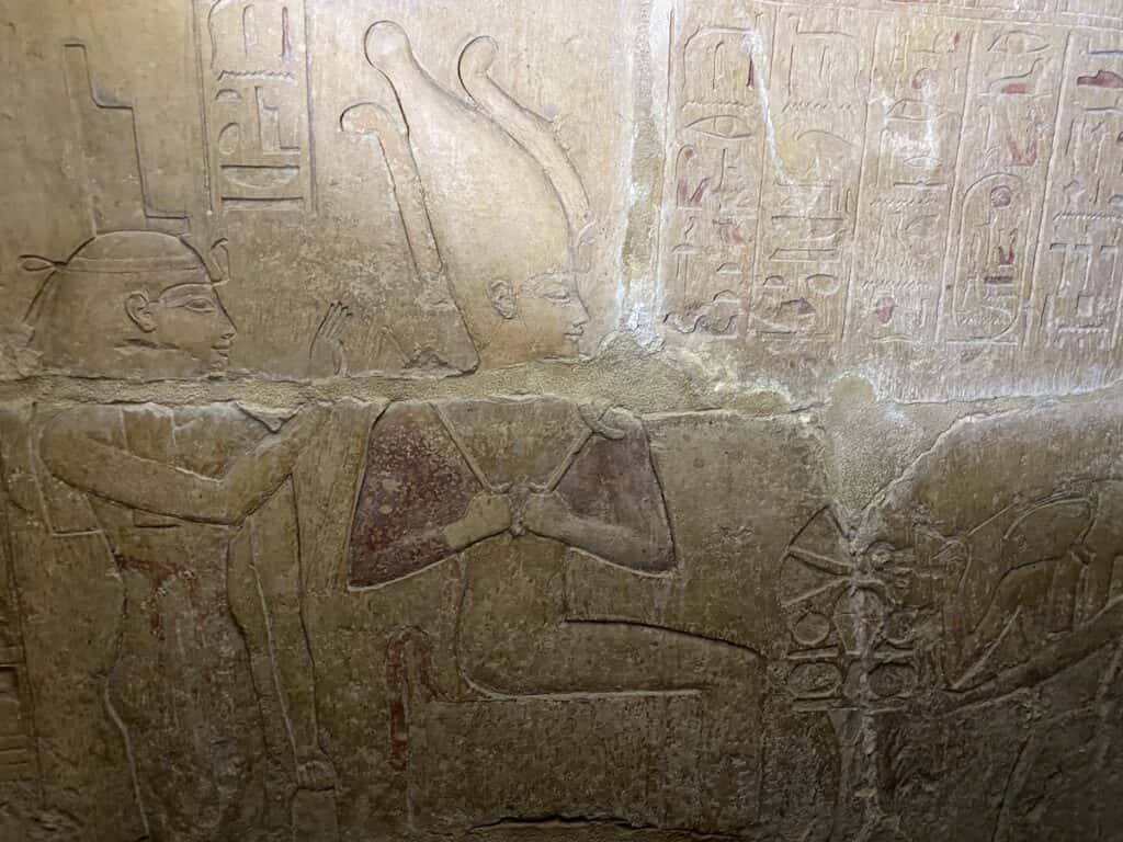 Crude hieroglyphs at Tanis