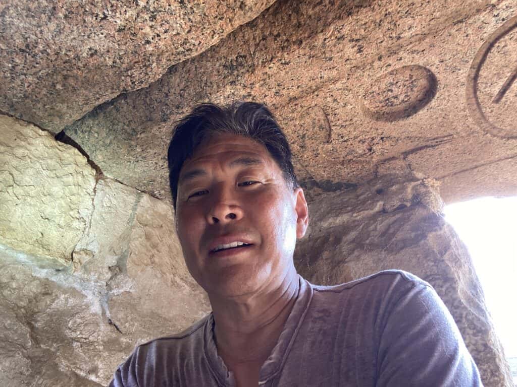 Recycled granite blocks