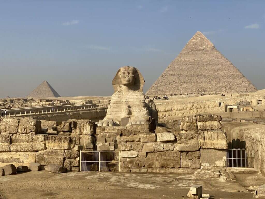 Front view of the Sphinx