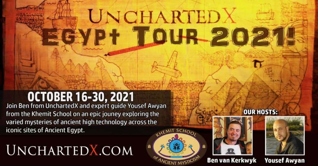 Ben van Kerkwyk and Yousef Awyan UnchartedX Egypt Tour 2021
