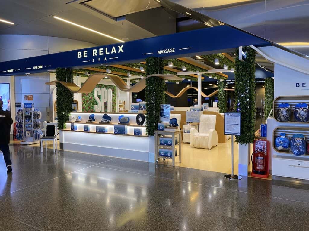 Be Relax Spa location in the Doha AIrport