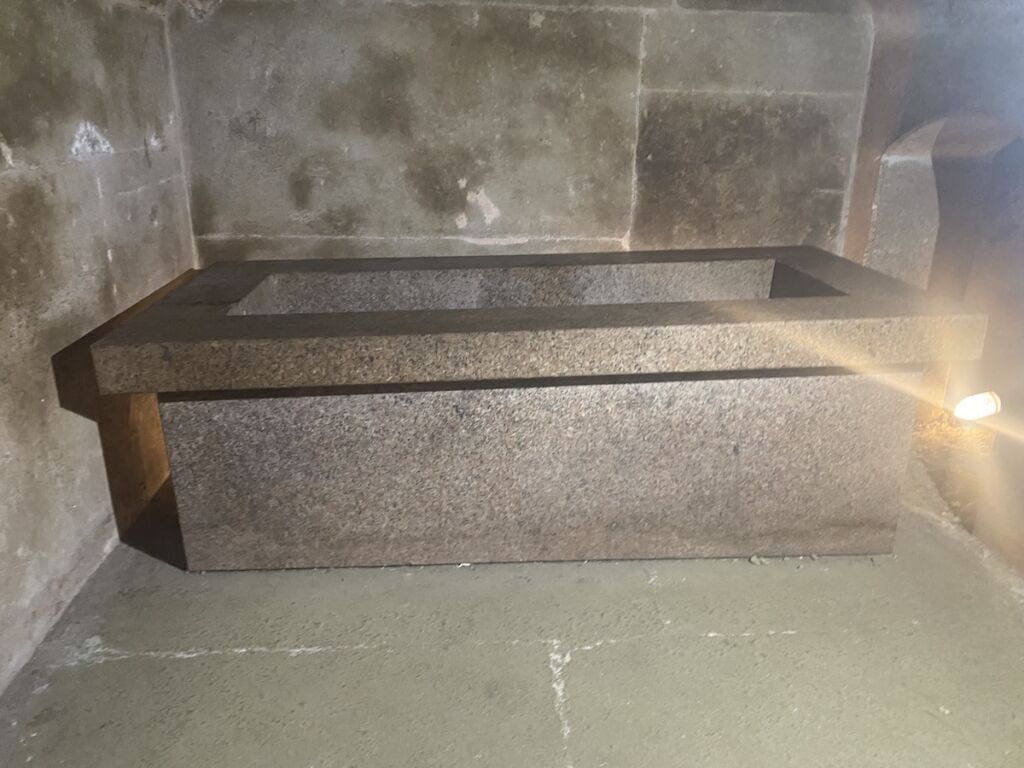 Lahun Pyramid granite sarcophagus