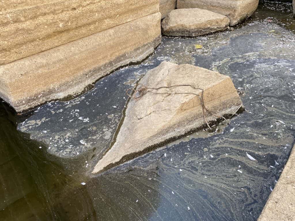 Nasty water at the Osirion