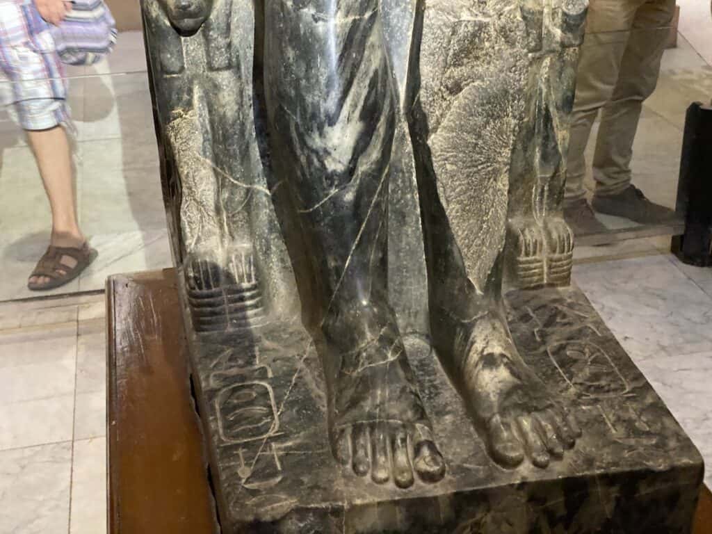 Statue of Khafre in the Egyptian Museum