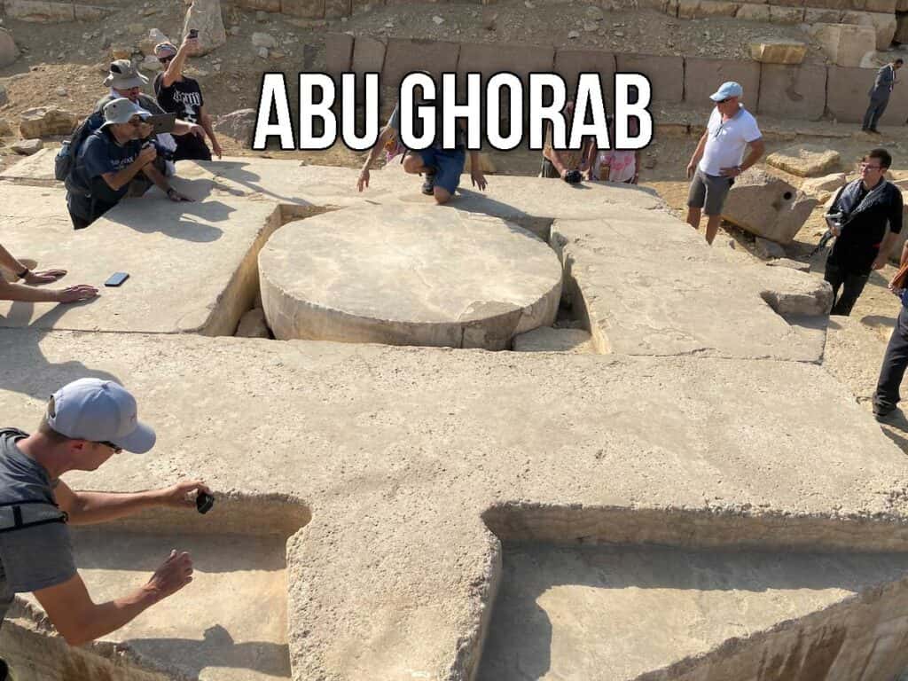 The stargate at the Abu Ghorab sun temple site