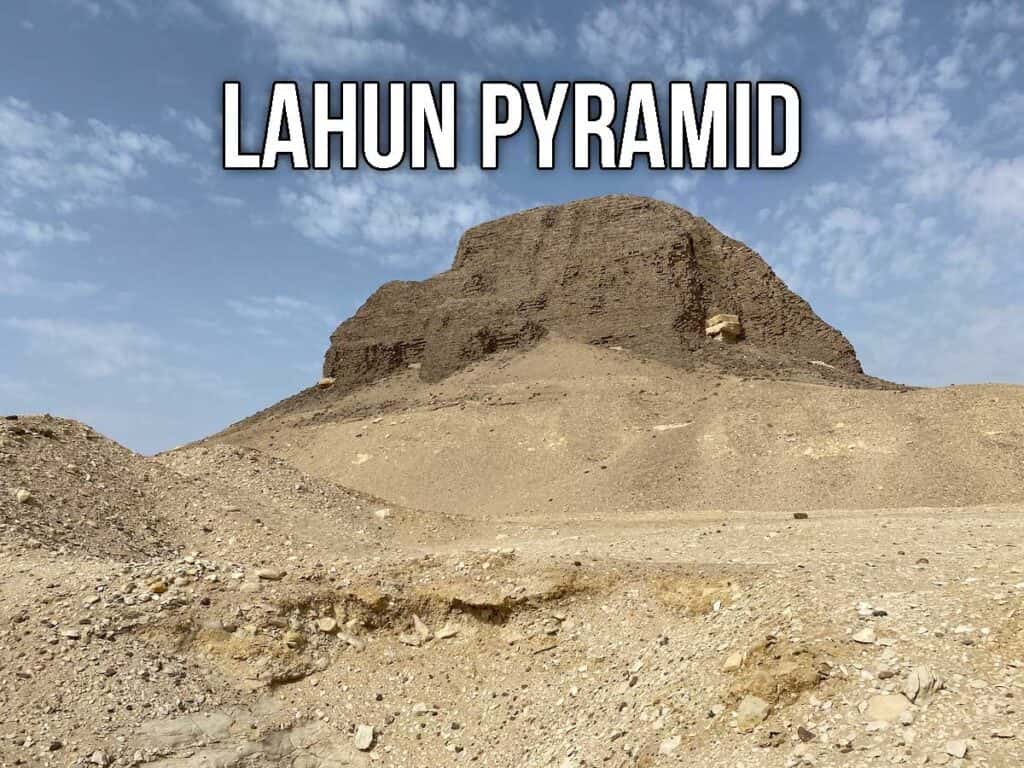 View of the Al Lahun pyramid