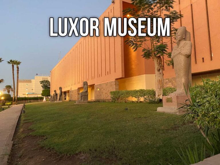 The luxor museum building