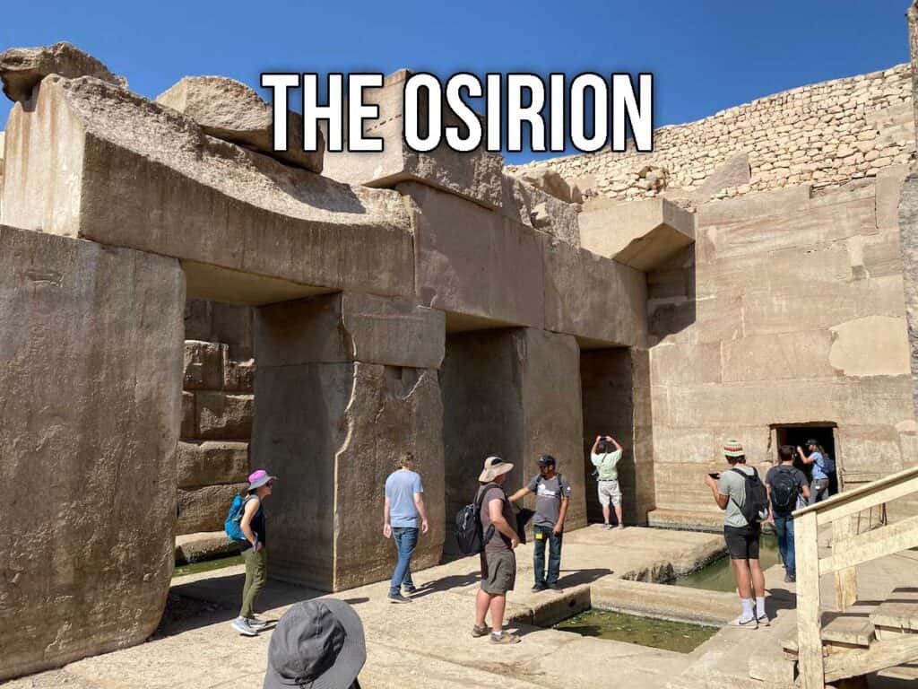 The Osirion in Abydos, Egypt
