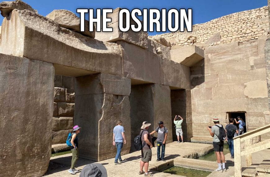 The Osirion in Abydos, Egypt