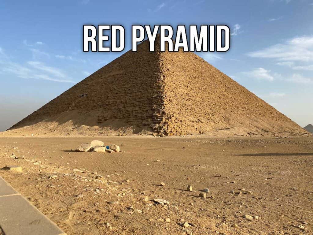 Red pyramid in Egypt