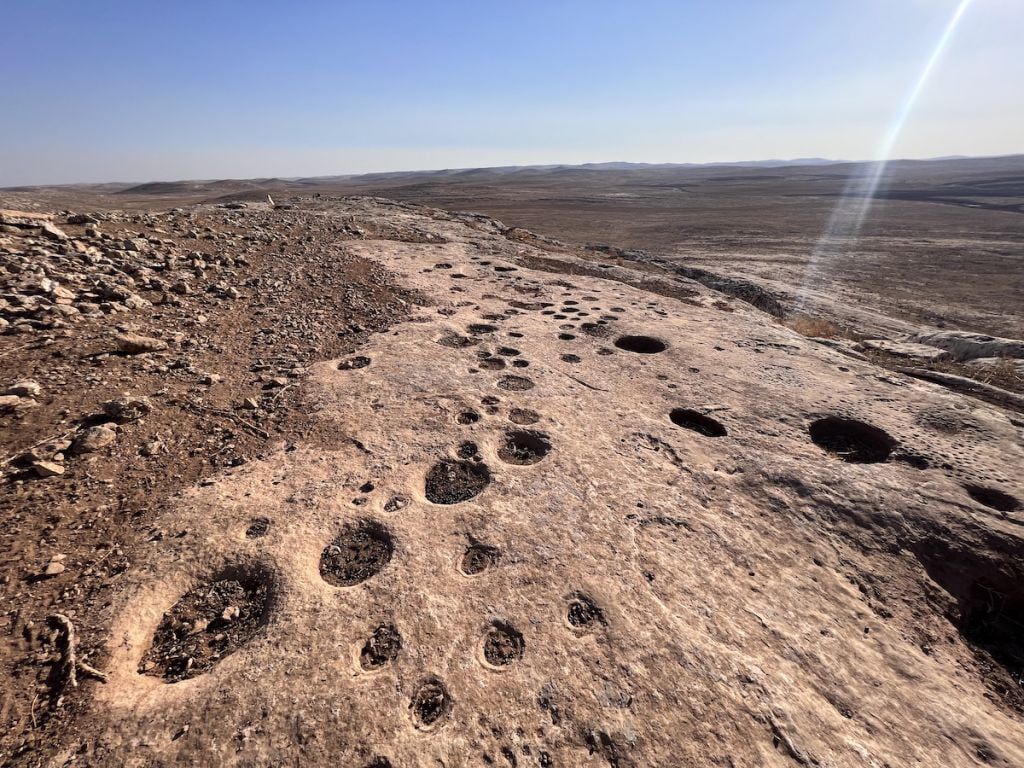 holes in the ground at Karahan Tepe