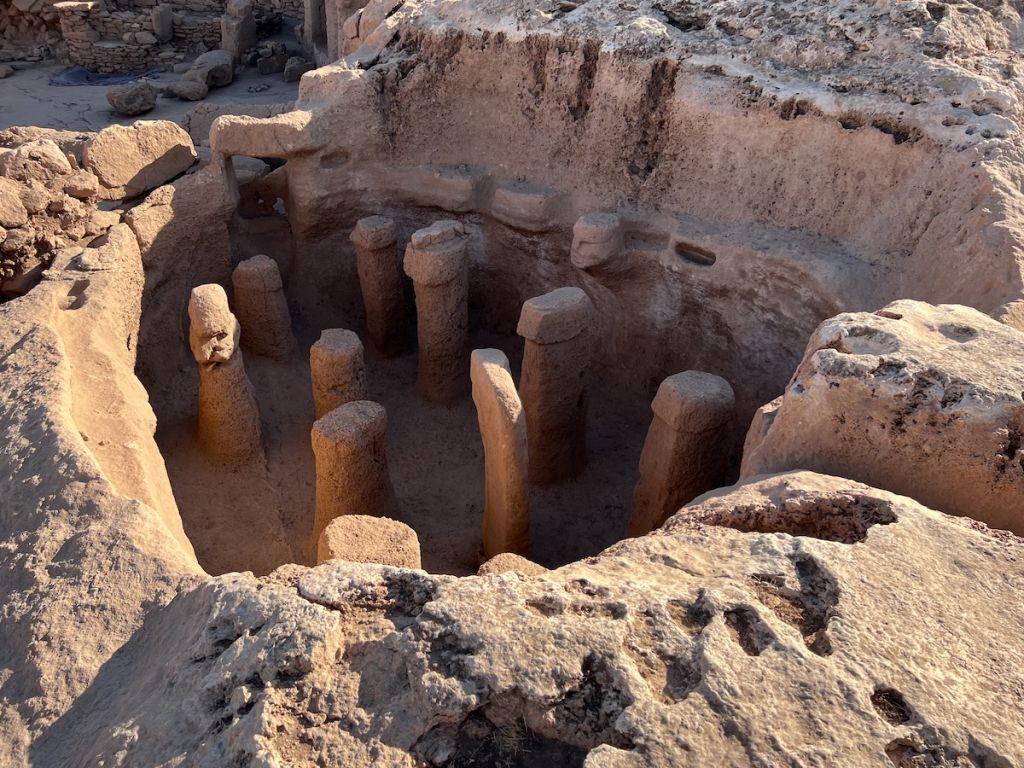 Stone phallus room at Karahan Tepe