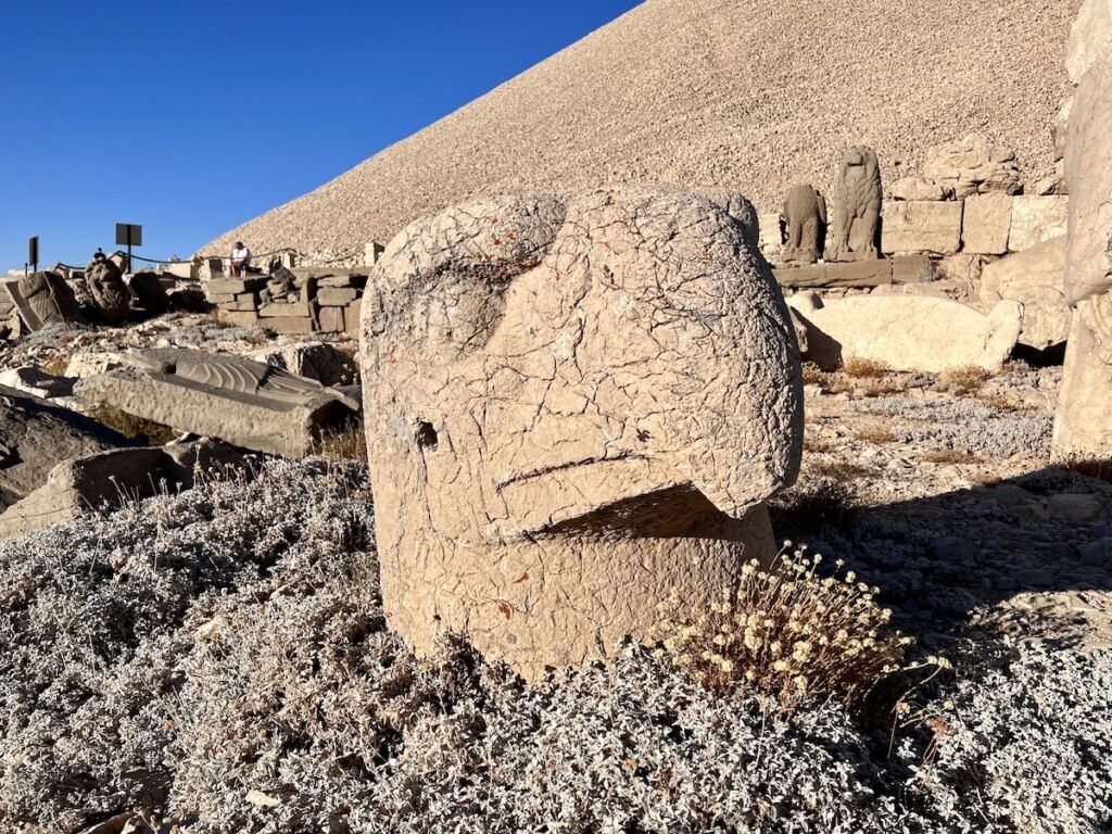 Eagle head statue at Mount Nemrut