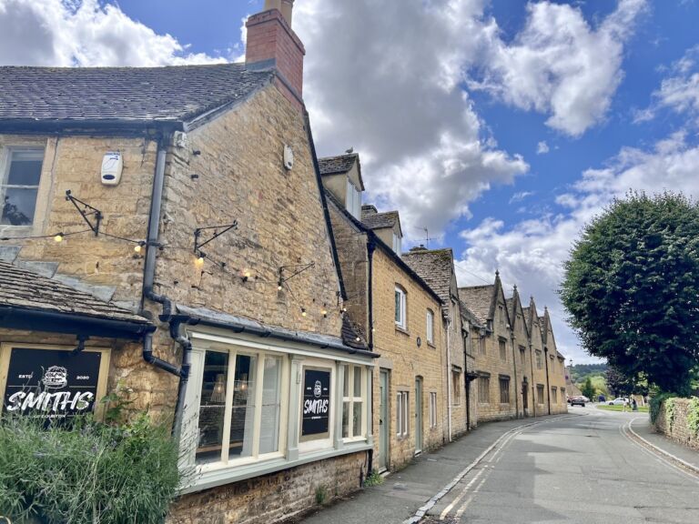 Row of buildings at Bourton-on-the-Water