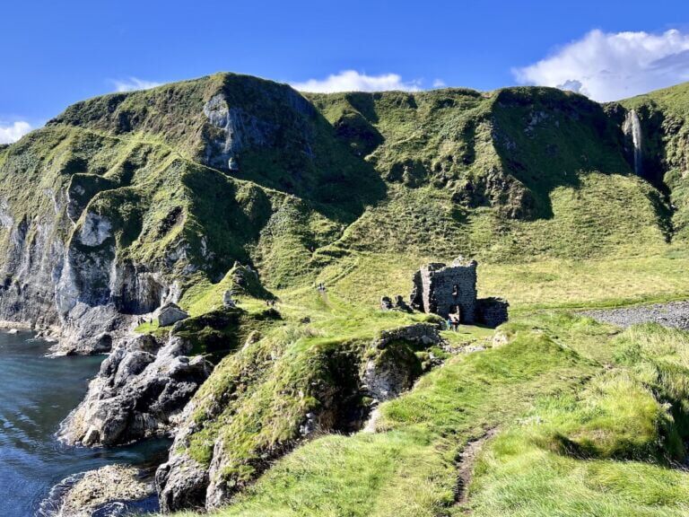 Far side view of Kinbane Head