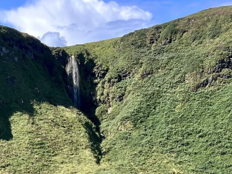 Waterfall at Kinbane Castle
