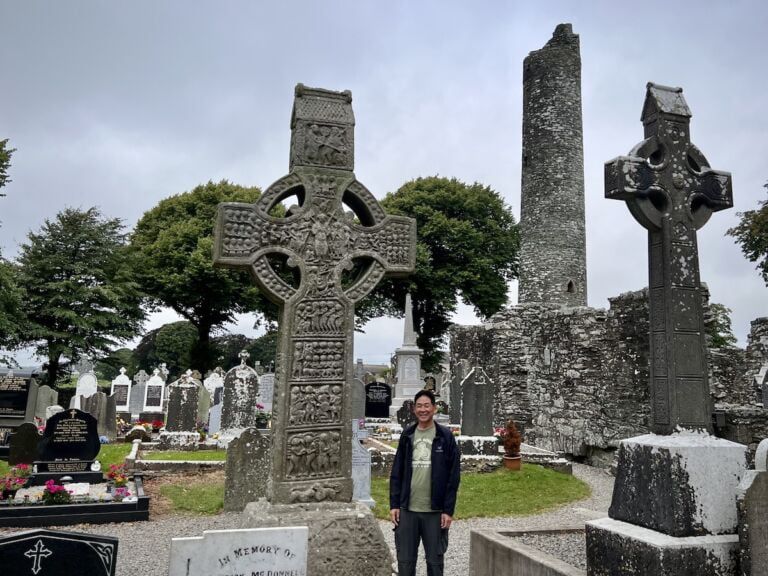 monasterboice west cross and me