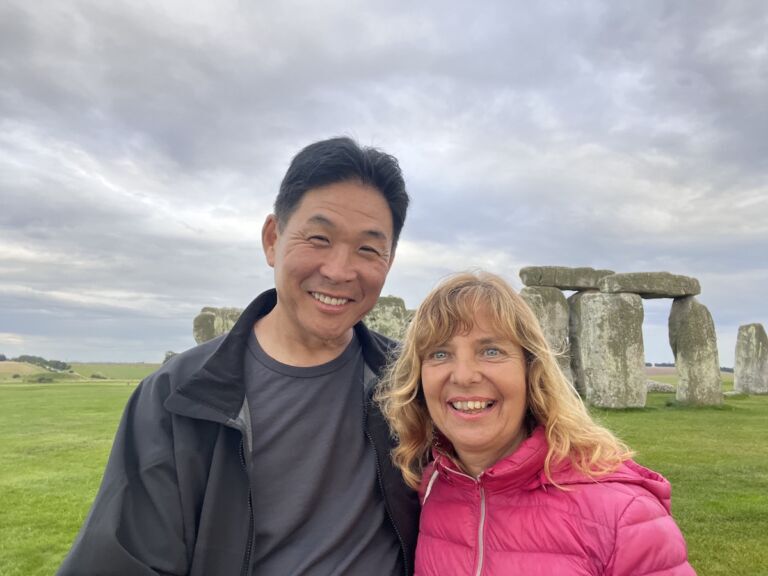 Arianna Mendo at Stonehenge