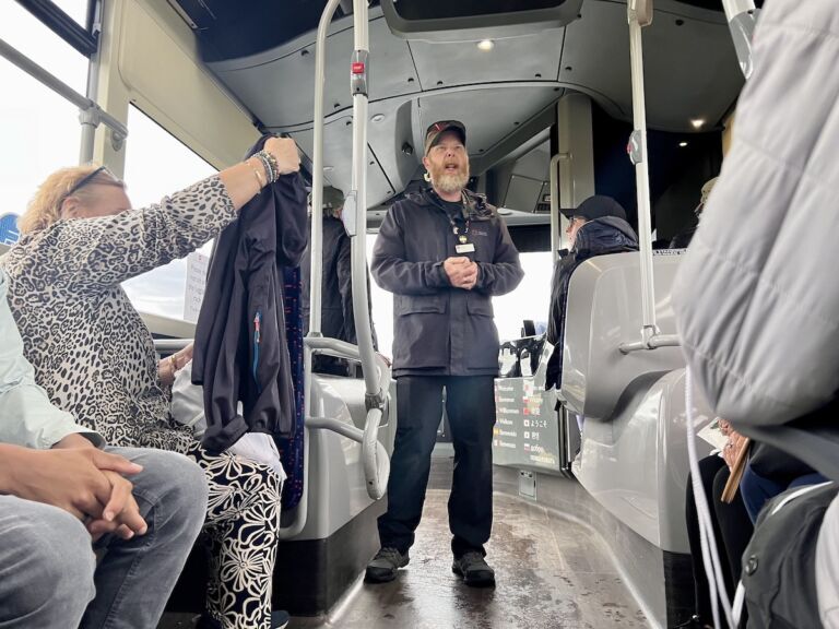 Stonehenge Chaperone rattling off all the rules