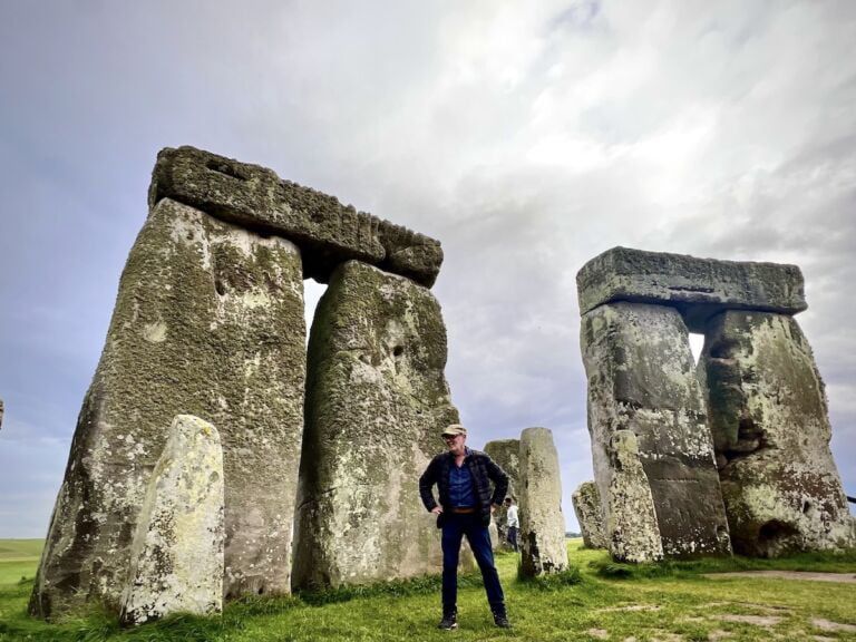 JJ among the Stonehenge stones