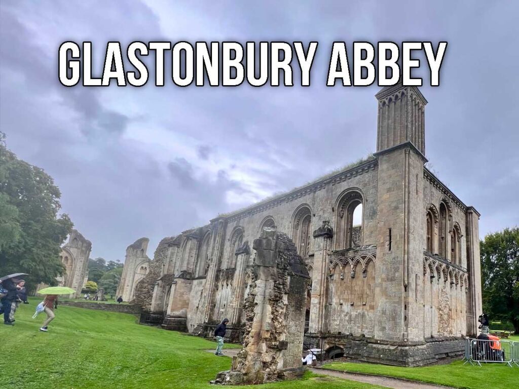 Glastonbury Abbey in Somerset, England