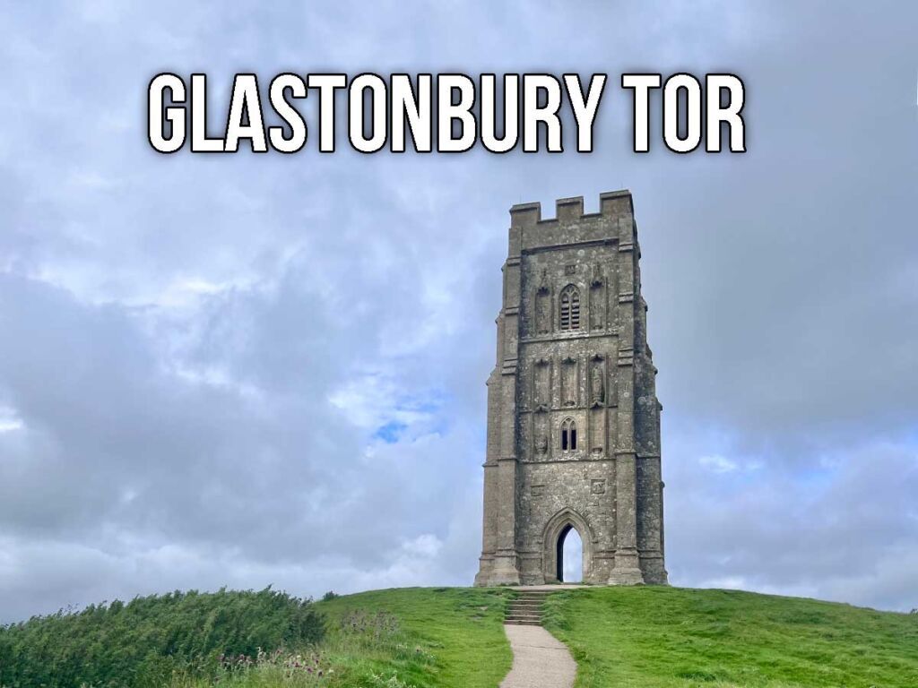 Glastonbury Tor at Somerset's Isle of Avalon in England