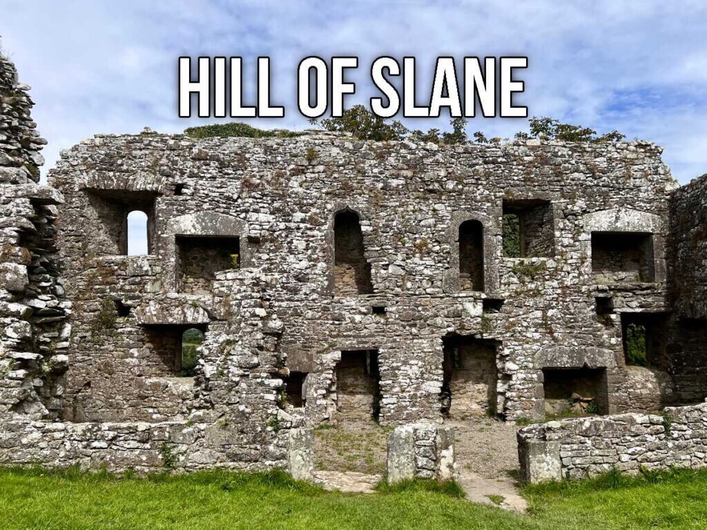 Franciscan monastery ruins at the Hill of Slane in Meath, Ireland