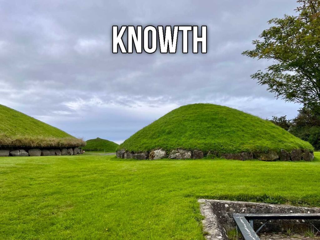 Knowth mounts in the Boyne Valley, Meath, Ireland