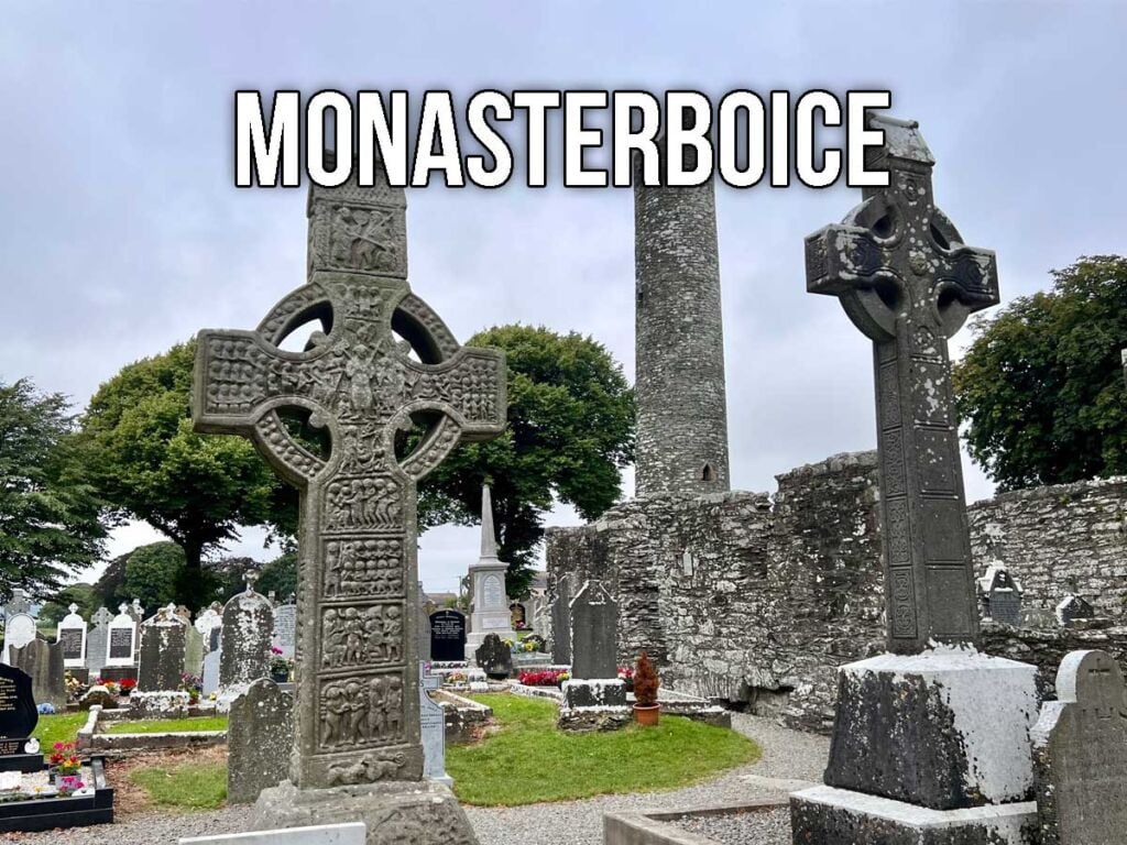 Monasterboice high crosses in Louth Ireland