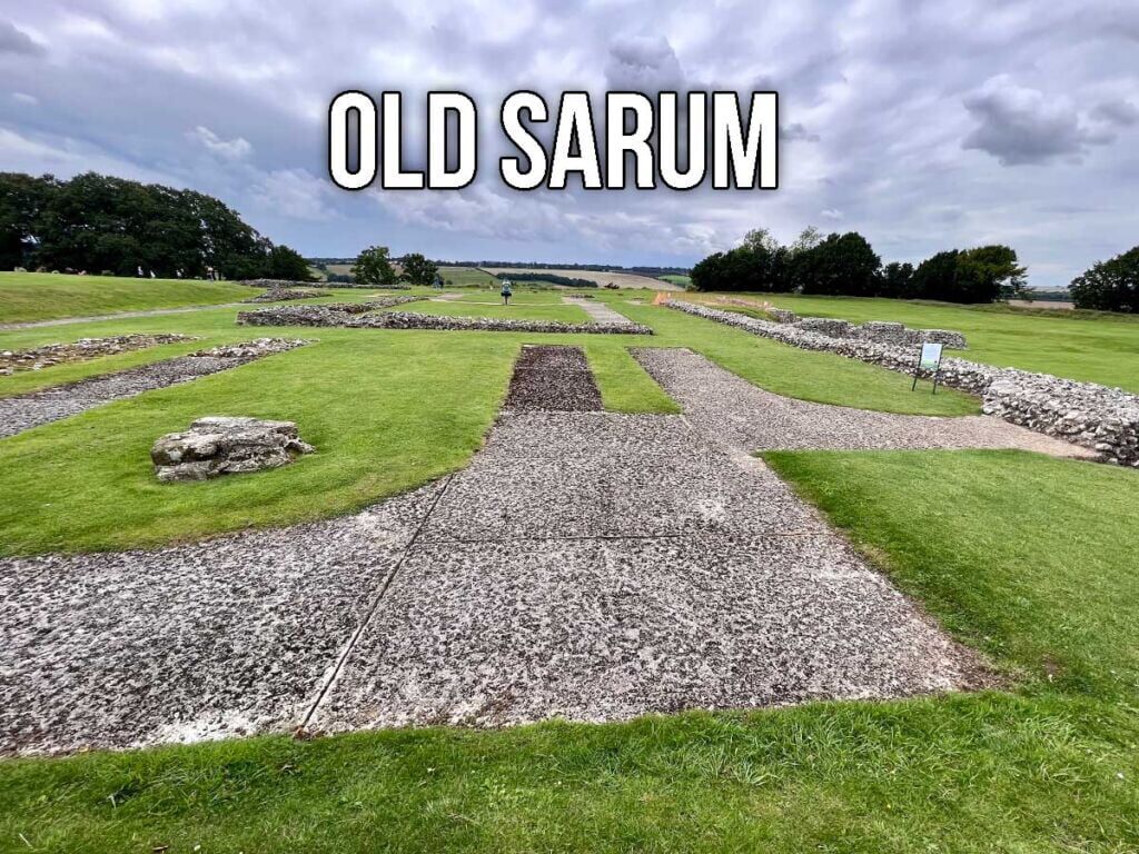 Foundations of the Old Sarum Cathedral