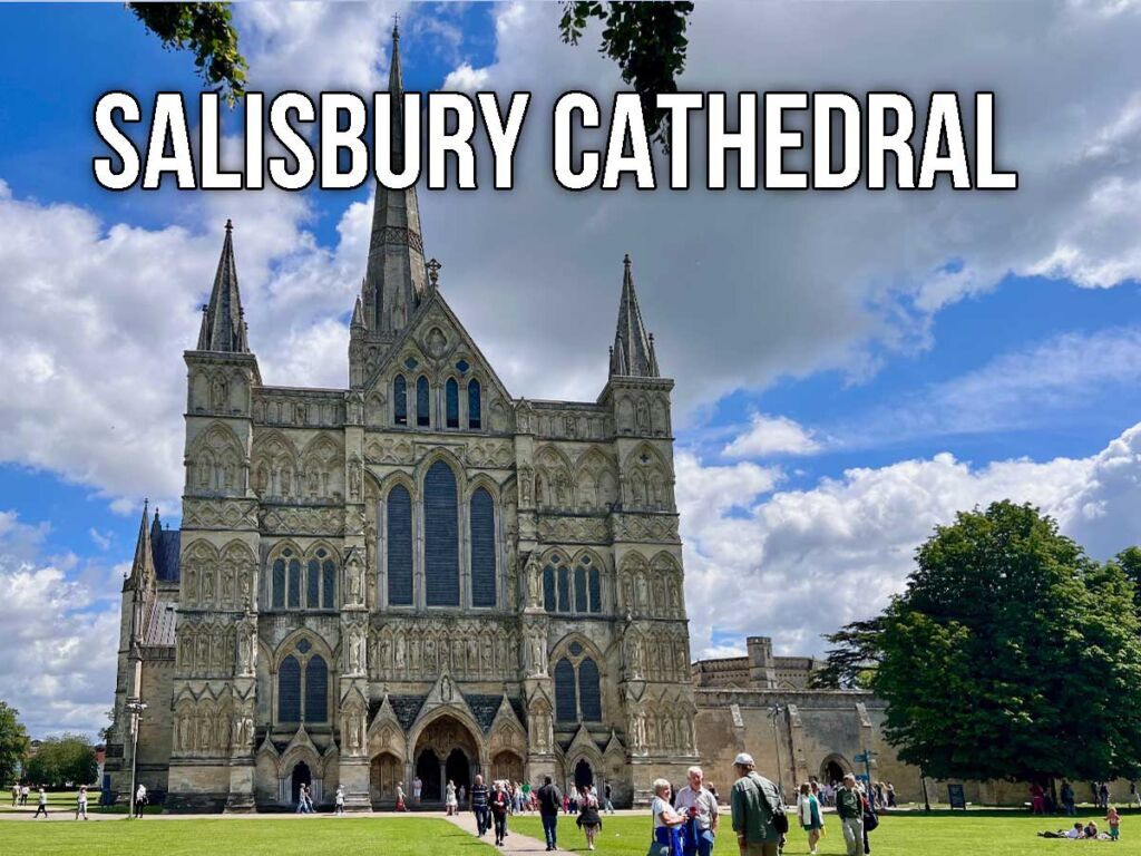 Salisbury Cathedral, or Cathedral Church of the Blessed Virgin Mary in Salisbury, England