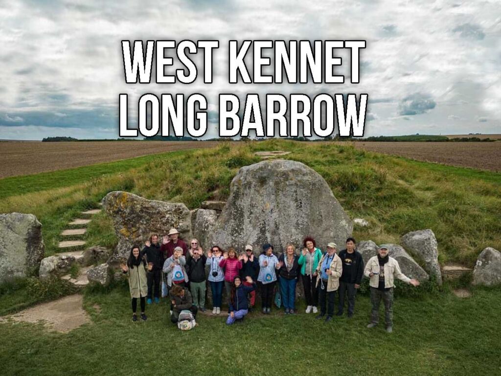 West Kennet Long Barrow in Wiltshire England