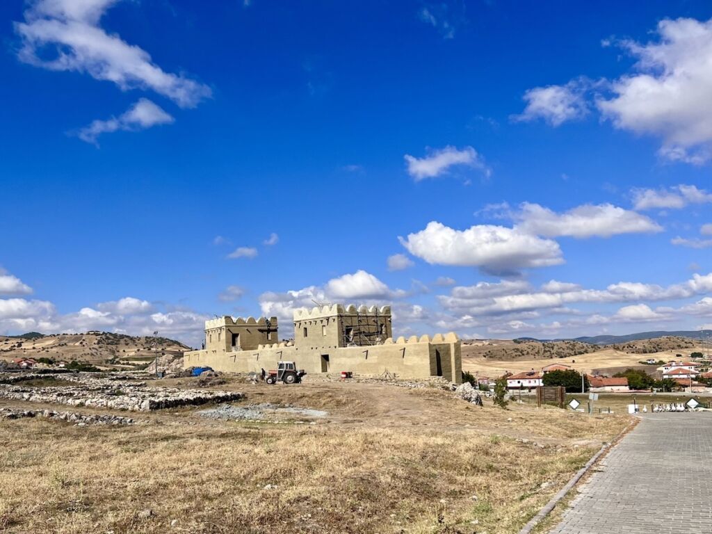 Reconstructed Hattusa city wall