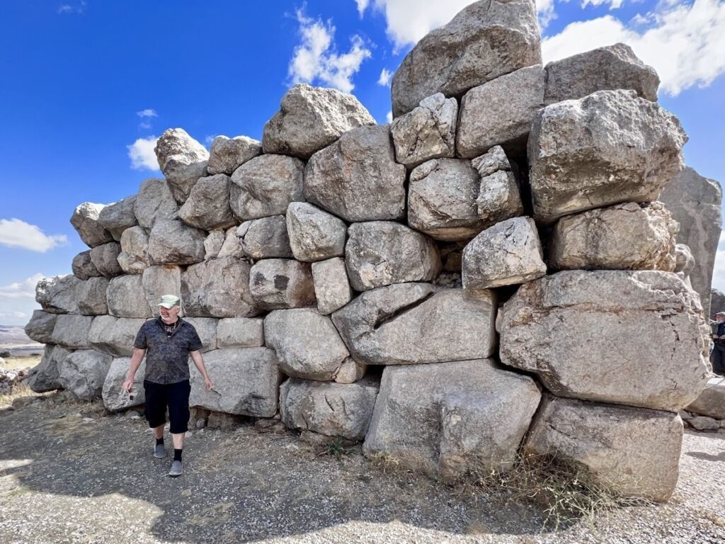 Wall at the Lion Gate at Hattusa