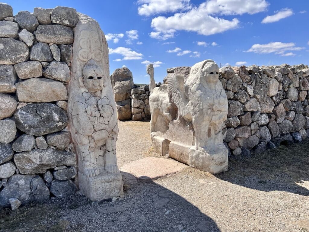 Hattusa Sphinx Gate front view