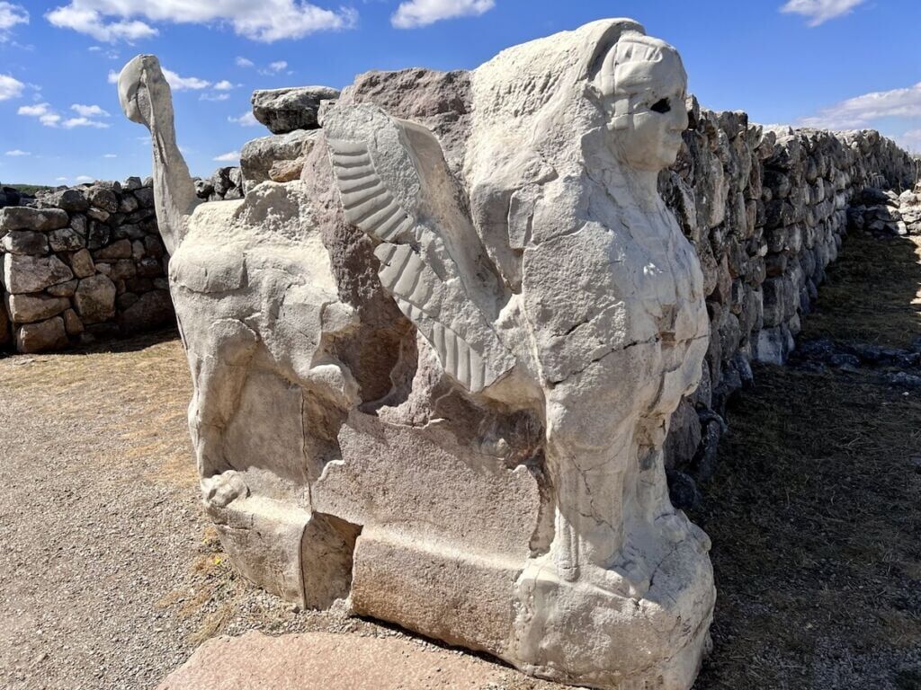 Hattusa Sphinx Gate front view