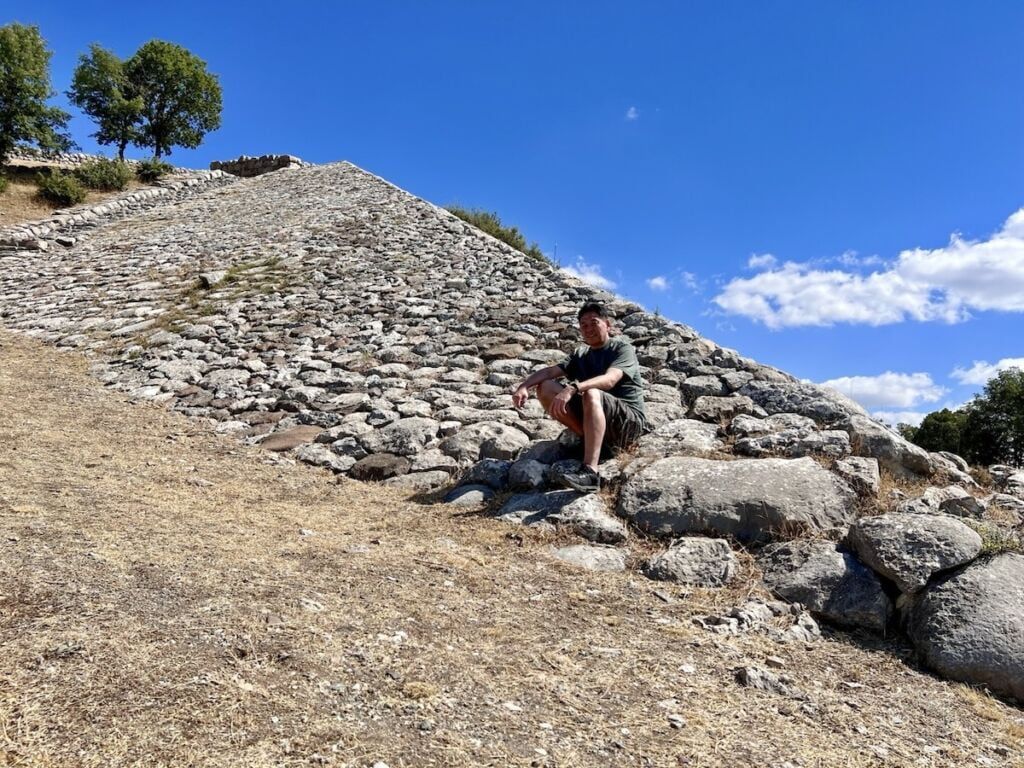 Back corner of the Yerkapi mound