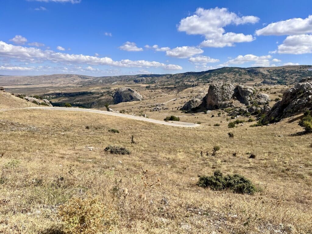view from the top of the Yerkapi mound