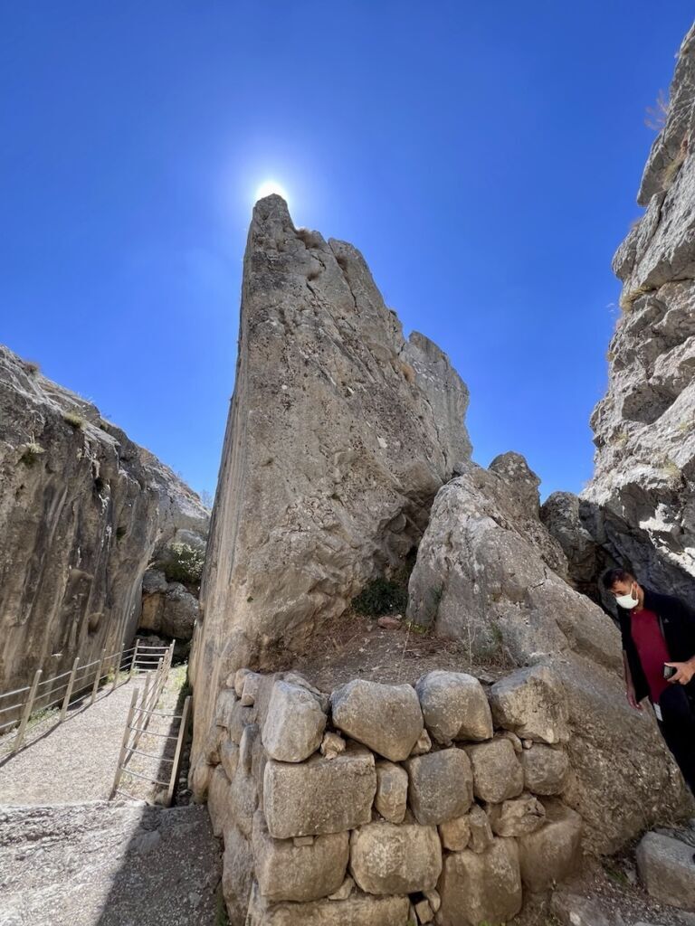 Yazilikaya Chamber B sunlight