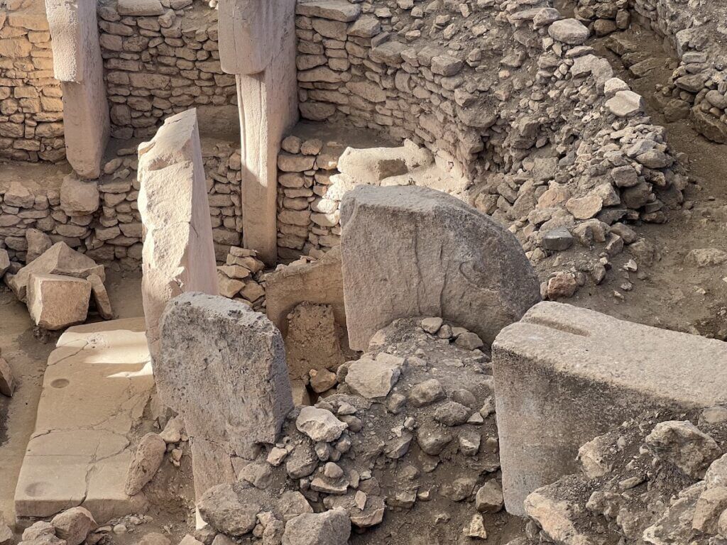 Pillars 35, 40, 26, 23 in Enclosure C at Gobekli Tepe