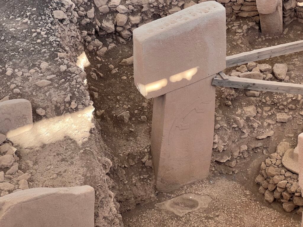 Pillar 9 in Enclosure B at Gobekli Tepe