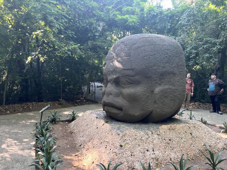 Olmec Head - La Venta Monument 4